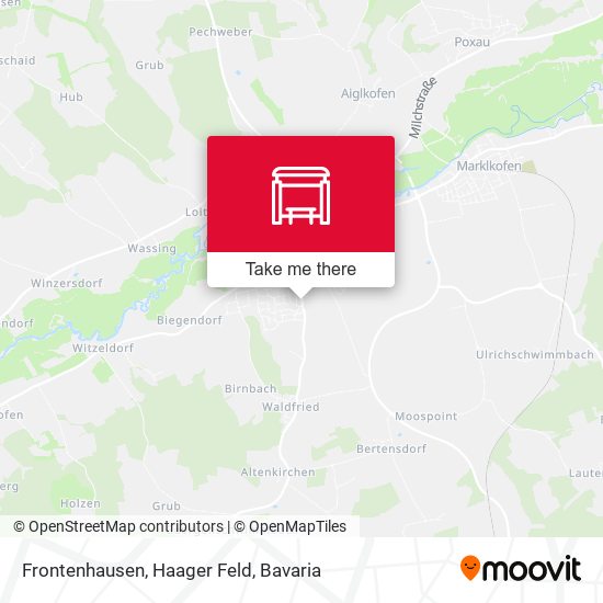 Карта Frontenhausen, Haager Feld