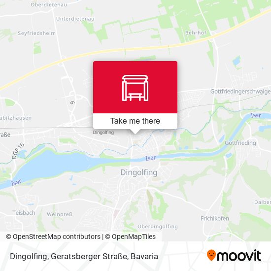 Карта Dingolfing, Geratsberger Straße