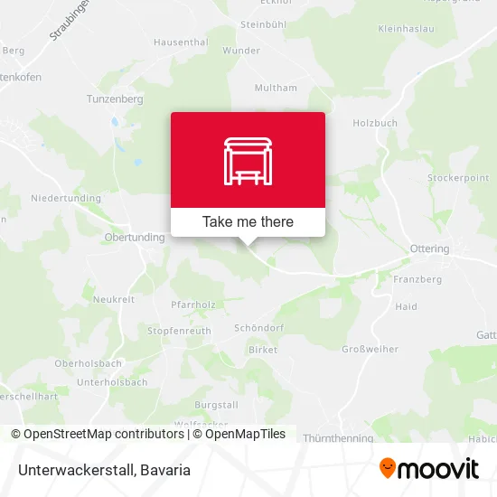 Карта Unterwackerstall