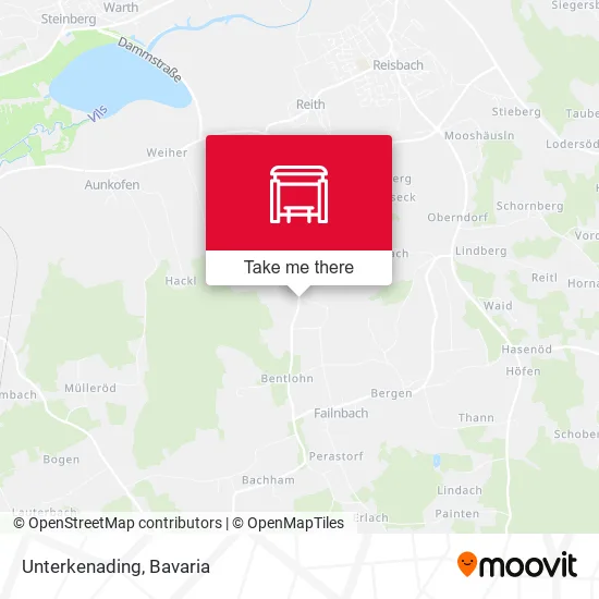 Карта Unterkenading