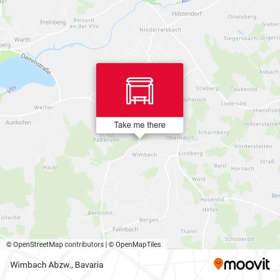 Карта Wimbach Abzw.