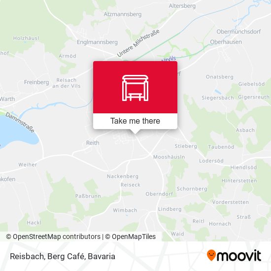 Reisbach, Berg Café map