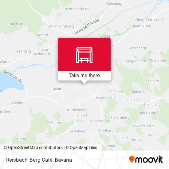 Reisbach, Berg Café map