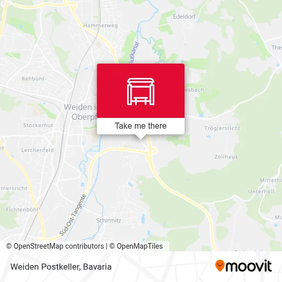 Weiden Postkeller map