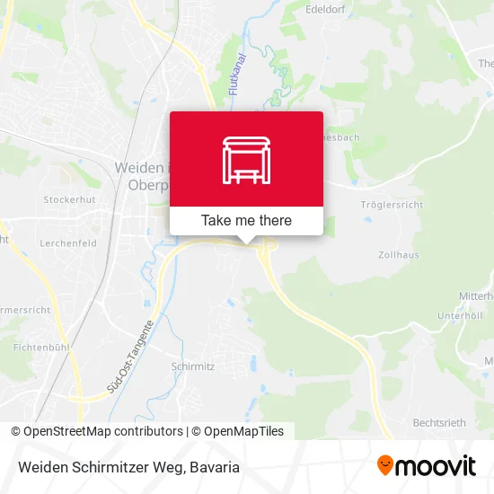 Карта Weiden Schirmitzer Weg