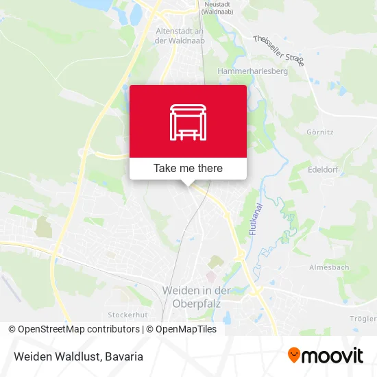Карта Weiden Waldlust