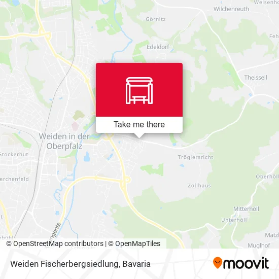 Карта Weiden Fischerbergsiedlung