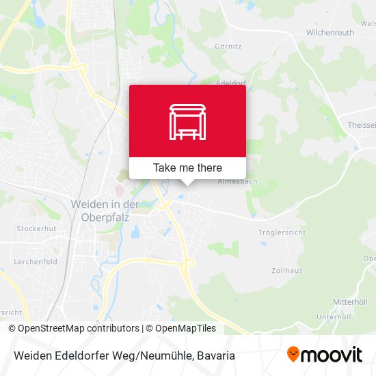 Weiden Edeldorfer Weg/Neumühle map