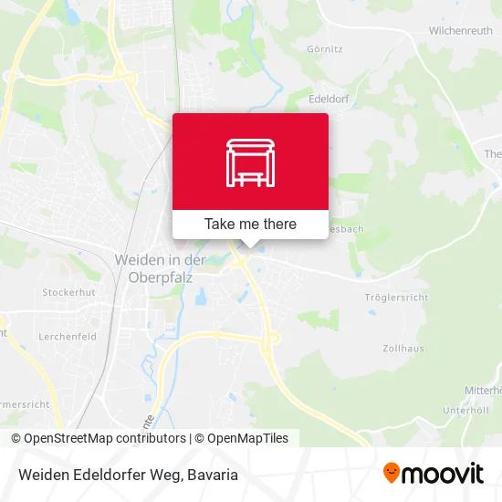 Карта Weiden Edeldorfer Weg