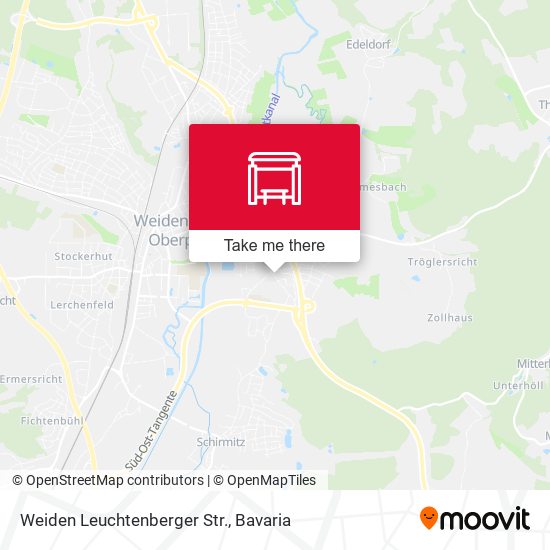 Weiden Leuchtenberger Str. map
