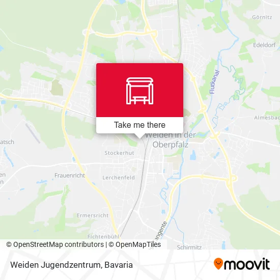 Карта Weiden Jugendzentrum