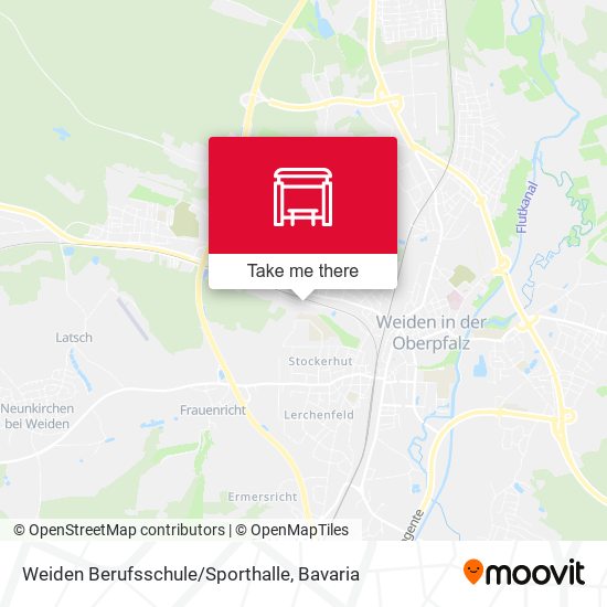 Weiden Berufsschule/Sporthalle map