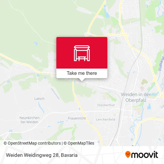 Карта Weiden Weidingweg 28