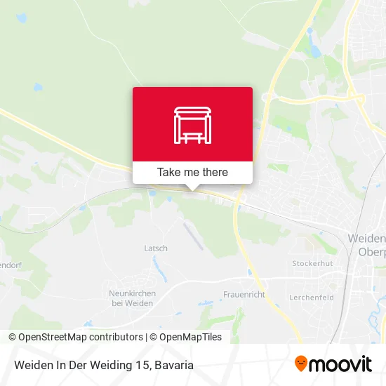 Карта Weiden In Der Weiding 15