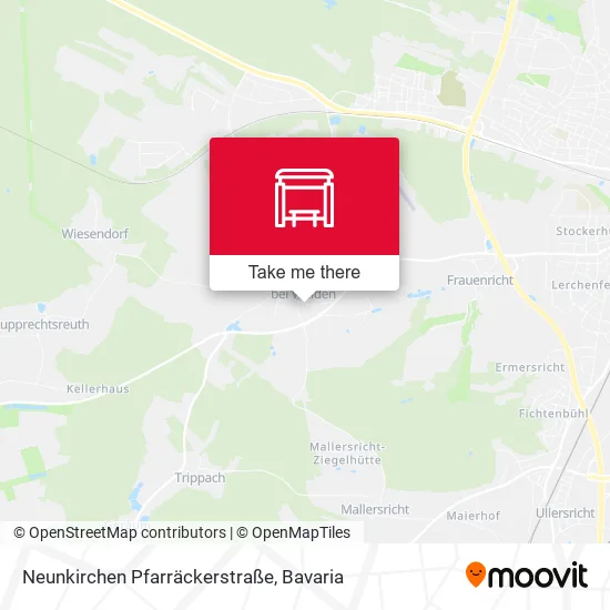 Карта Neunkirchen Pfarräckerstraße
