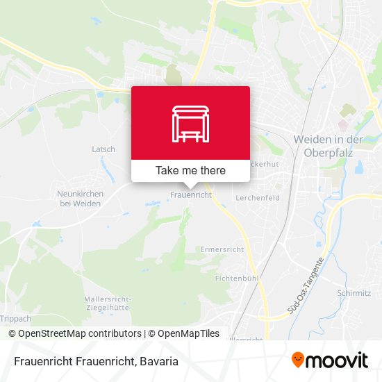 Карта Frauenricht Frauenricht