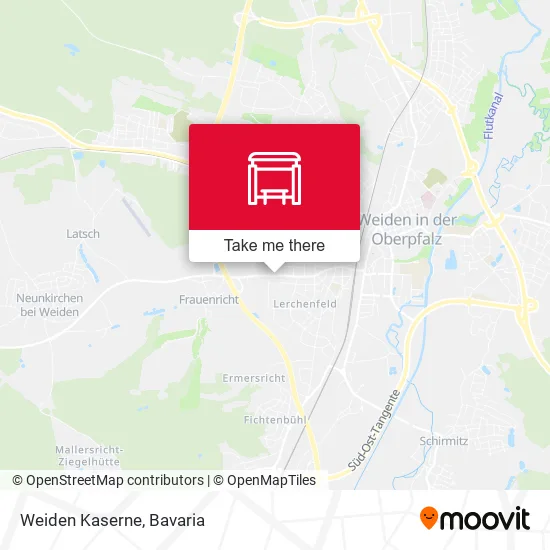 Карта Weiden Kaserne