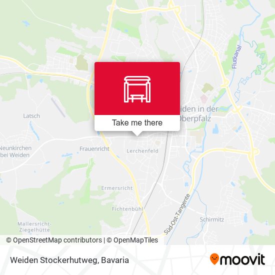 Карта Weiden Stockerhutweg