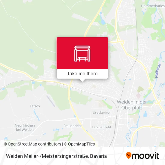 Карта Weiden Meiler- / Meistersingerstraße