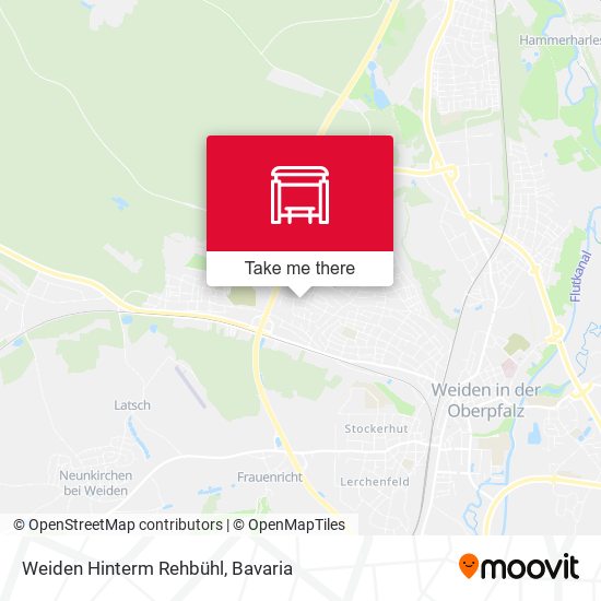 Weiden Hinterm Rehbühl map