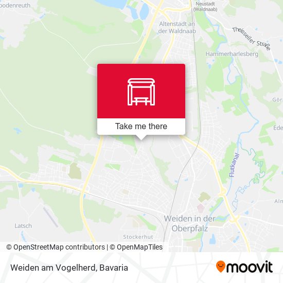 Карта Weiden am Vogelherd