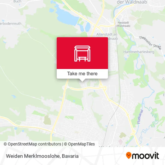 Карта Weiden Merklmooslohe