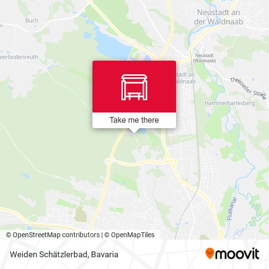 Weiden Schätzlerbad map
