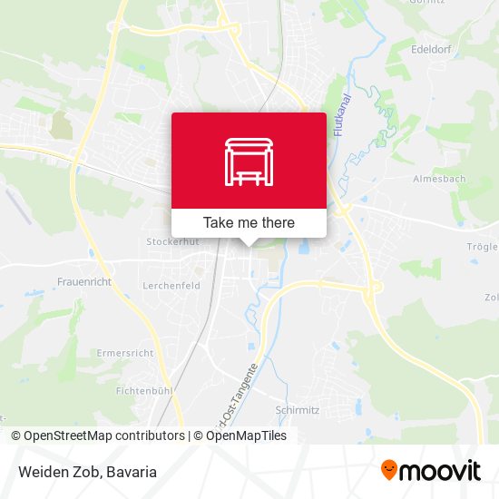 Карта Weiden Zob