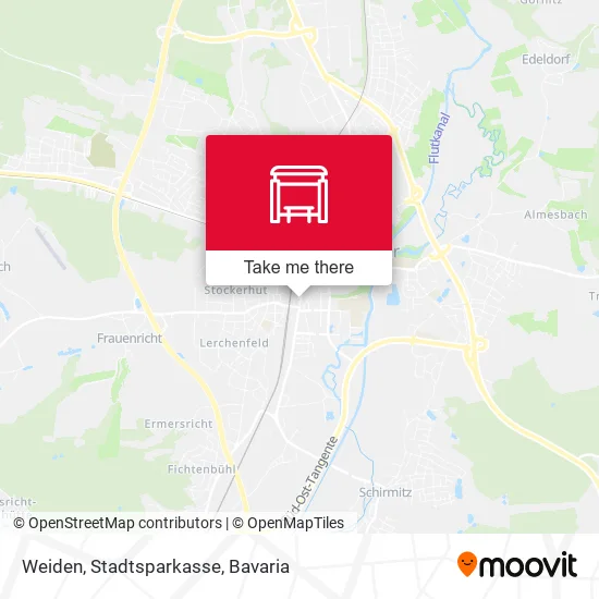 Карта Weiden, Stadtsparkasse