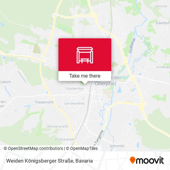 Weiden Königsberger Straße map