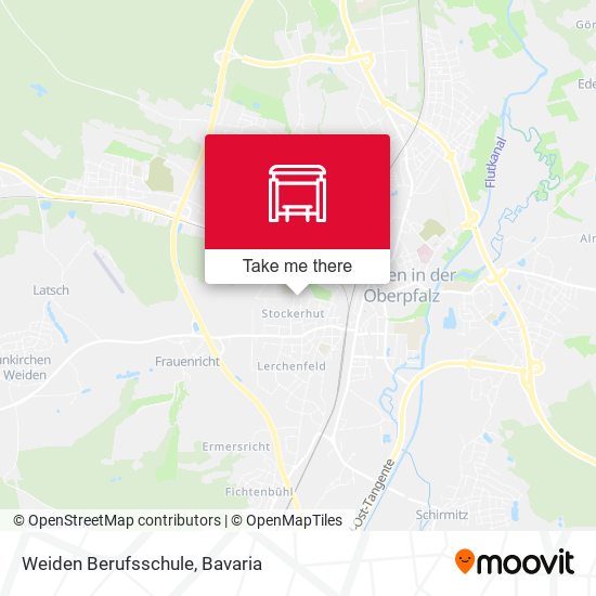 Карта Weiden Berufsschule