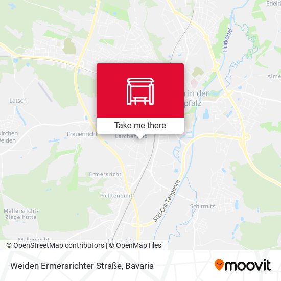 Weiden Ermersrichter Straße map