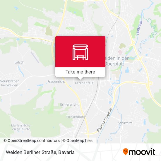 Weiden Berliner Straße map