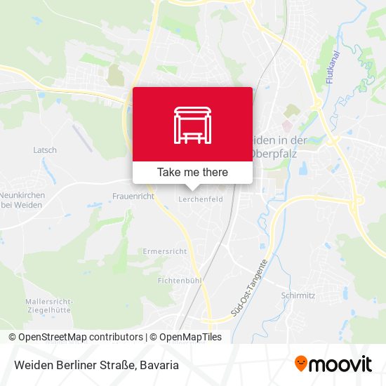 Weiden Berliner Straße map