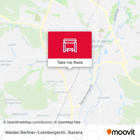 Карта Weiden Berliner- / Leimbergerstr.