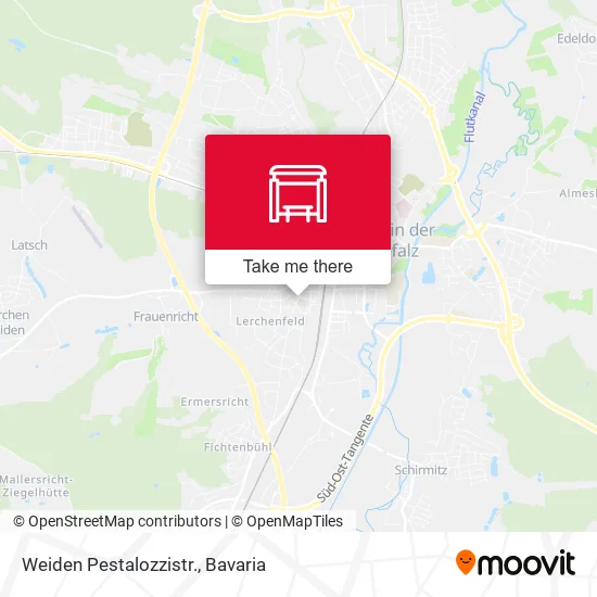 Карта Weiden Pestalozzistr.