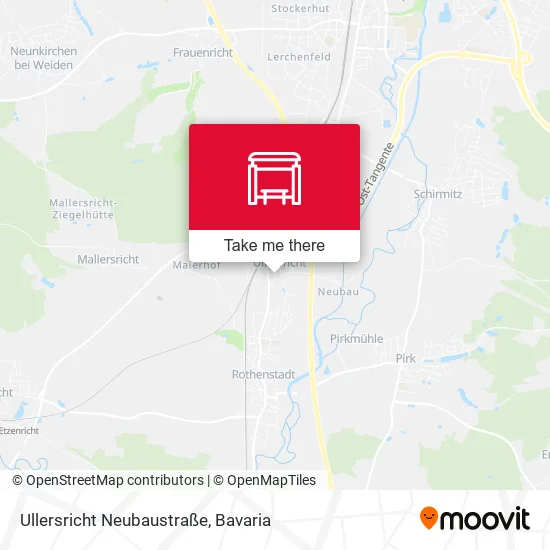 Карта Ullersricht Neubaustraße