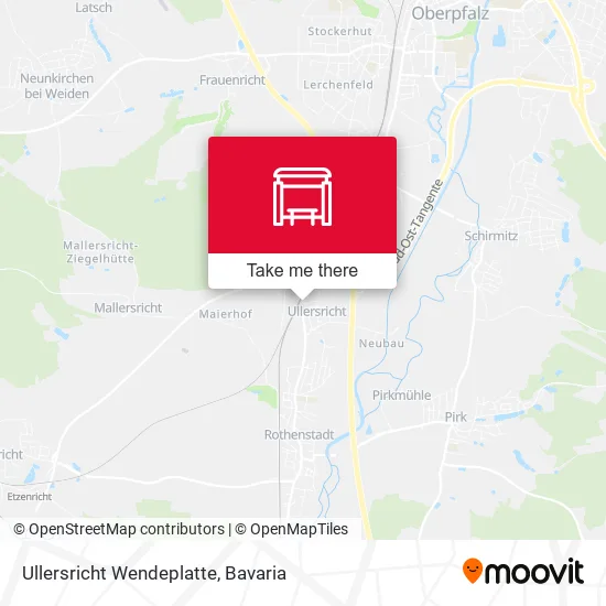 Карта Ullersricht Wendeplatte