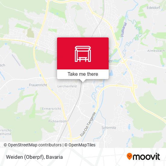 Карта Weiden (Oberpf)