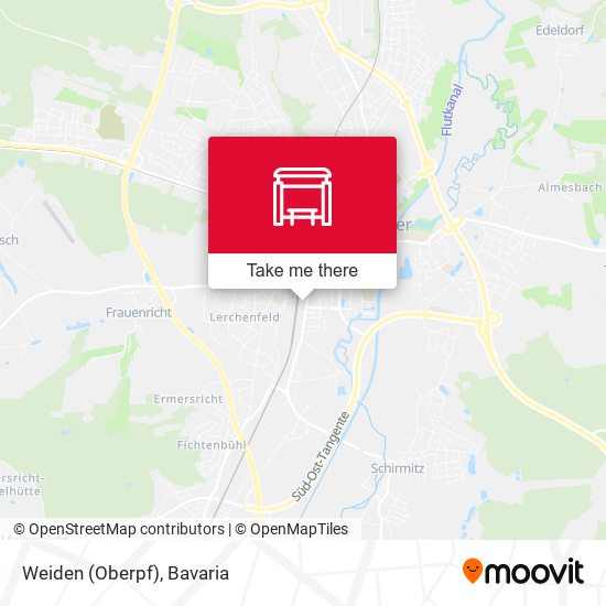 Карта Weiden (Oberpf)