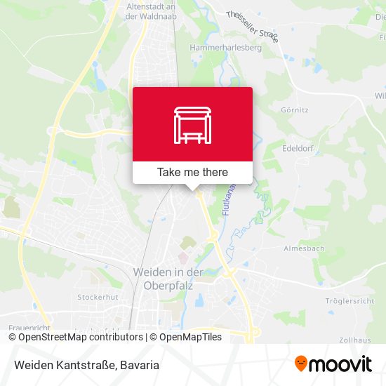 Weiden Kantstraße map