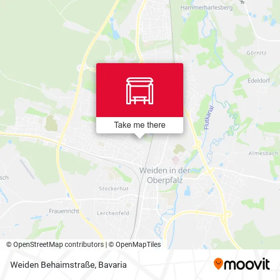 Карта Weiden Behaimstraße