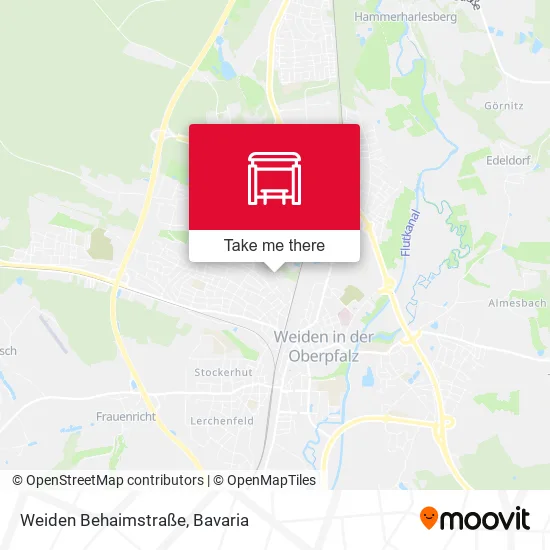 Карта Weiden Behaimstraße