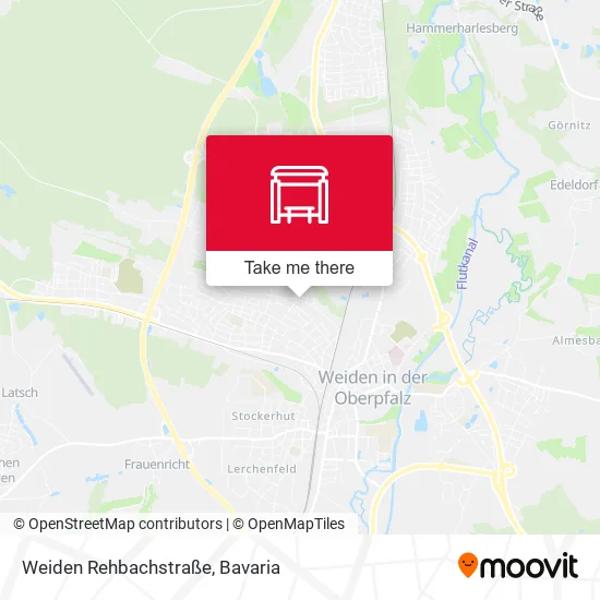 Карта Weiden Rehbachstraße