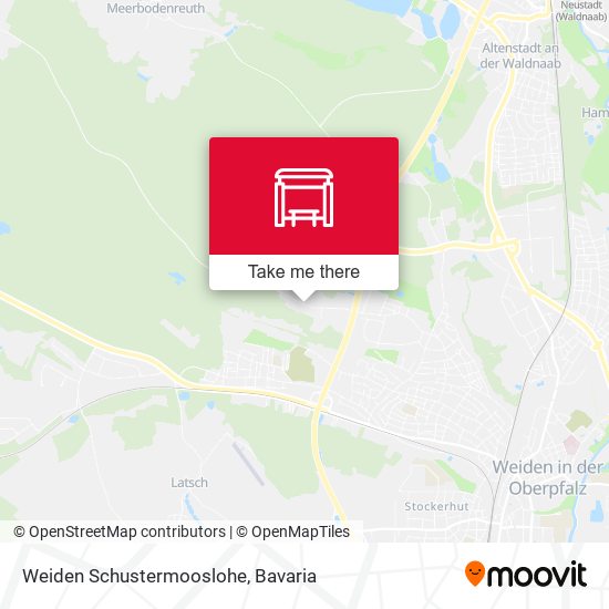 Weiden Schustermooslohe map