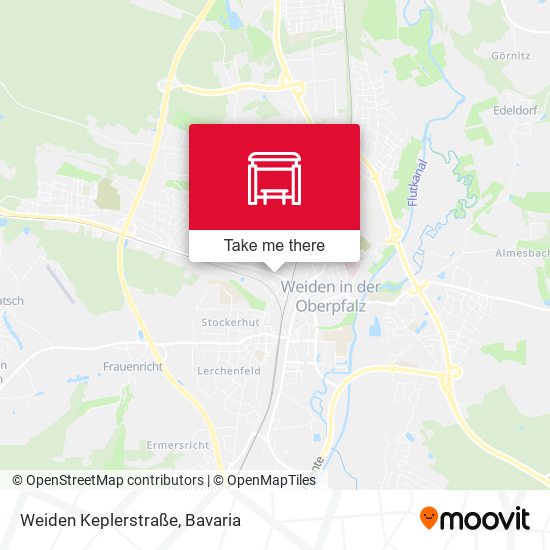 Карта Weiden Keplerstraße