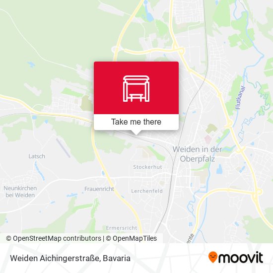 Weiden Aichingerstraße map