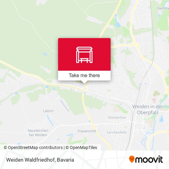 Карта Weiden Waldfriedhof
