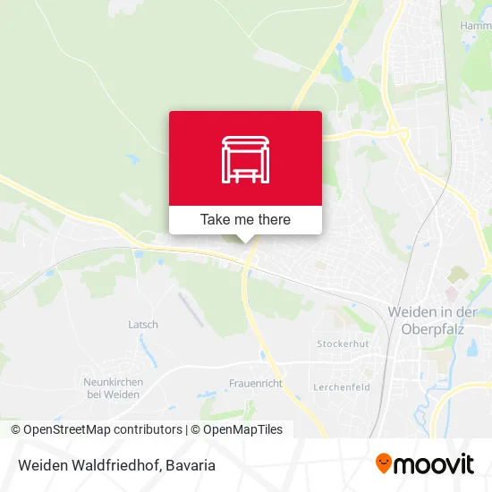Карта Weiden Waldfriedhof