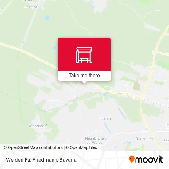 Карта Weiden Fa. Friedmann